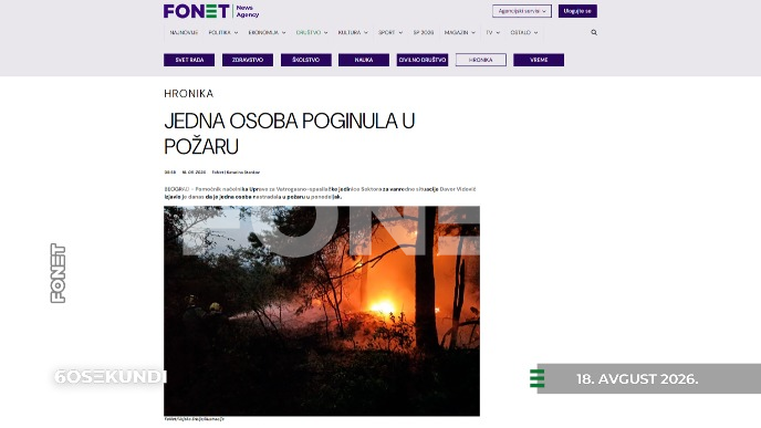 Vesti u 60 sekundi